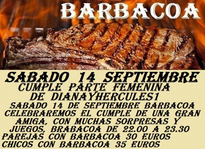 Barbacoa Y Cumple de Diana